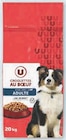 Croquettes au boeuf pour chien - U en promo chez Super U Bourges à 19,51 €