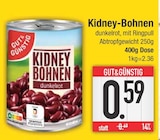 Kidney-Bohnen von GUT&GÜNSTIG für 0,59 € bei EDEKA im Angebot Kidney-Bohnen von GUT&GÜNSTIG im aktuellen EDEKA Prospekt
