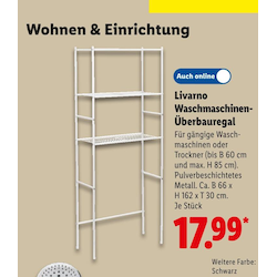 Waschmaschinen-Überbauregal