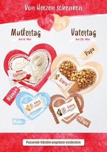 Aktueller Ferrero Prospekt "Von Herzen schenken" mit 3 Seiten