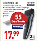 FOLIENRASIERER im Angebot bei Marktkauf in Recklinghausen FOLIENRASIERER Angebote von EDEKA zuhause bei Marktkauf Recklinghausen für 17,99 €