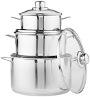 REWE Heinsberg - Edelstahltopf mit Glasdeckel Angebot im Prospekt Edelstahltopf mit Glasdeckel bei REWE im Heinsberg Prospekt für 7,99 €