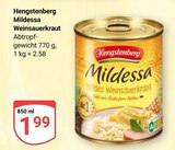 Mildessa Weinsauerkraut im Angebot bei GLOBUS in Gotha Mildessa Weinsauerkraut Angebote von Hengstenberg bei GLOBUS Gotha für 1,99 €