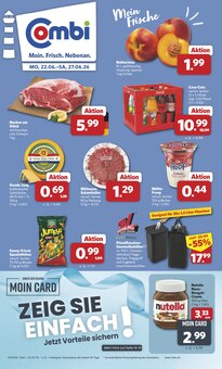 Coca Cola im aktuellen combi Prospekt (Laatzen) Coca Cola im combi Prospekt "Markt - Angebote" mit 38 Seiten (Laatzen)