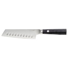 Santoku-Messer Damaszener Stahl/schwarz im Angebot bei IKEA in Ettlingen Santoku-Messer Damaszener Stahl/schwarz Angebote von FJÄLLRÖDING bei IKEA Ettlingen für 29,99 €