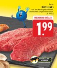 Zarte Hüftsteaks Angebote von Deutsches Jungbullen-Fleisch bei EDEKA Herne für 1,99 €