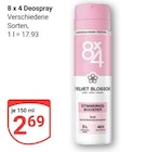 Deospray Angebote von 8 x 4 bei GLOBUS Herne für 2,69 €