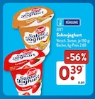 Sahnejoghurt bei ALDI SÜD im Kastellaun Prospekt für 0,39 €