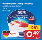 Quark im Netto Marken-Discount Prospekt Cremig & Quarkig von Weihenstephan im aktuellen Netto Marken-Discount Prospekt für 0,49 €