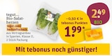 Bio-Salatherzen Angebote von tegut... bei tegut Mainz für 1,99 €