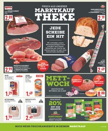 Mettwurst im Marktkauf Prospekt "Aktuelle Angebote" mit 24 Seiten (Düsseldorf)