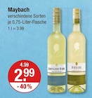 Sauvignon Blanc im V-Markt Prospekt Sauvignon Blanc von Maybach im aktuellen V-Markt Prospekt für 2,99 €