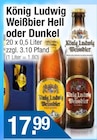 Weißbier Hell von König Ludwig im aktuellen Getränke City Prospekt für 17,99 €