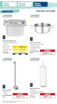 Pfanne im METRO Prospekt "Wochenangebote" mit 52 Seiten (Aachen)