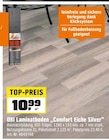 Laminatboden "Comfort Eiche Silver" im Angebot bei OBI in Arnsberg Laminatboden "Comfort Eiche Silver" Angebote von OBI bei OBI Arnsberg für 10,99 €