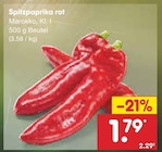 Spitzpaprika rot Angebote bei Netto Marken-Discount Villingen-Schwenningen für 1,79 €