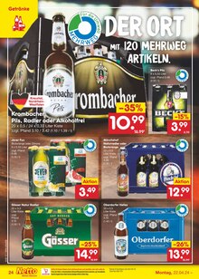 Bier im Netto Marken-Discount Prospekt "Aktuelle Angebote" mit 51 Seiten (Warendorf)