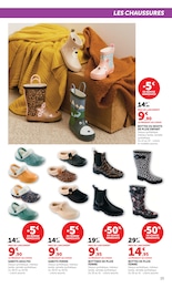 Prix et réduction Chaussures Femme dans le prospectus Super U en cours Offre Chaussures Femme dans le catalogue Super U du moment à la page 15