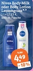 Body Milk Angebote von Nivea bei tegut Erlangen für 4,49 €