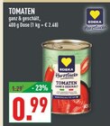 Aktuelle Tomaten Angebote bei Marktkauf in Bochum Aktuelles Tomaten ganz & geschält Angebot bei Marktkauf in Bochum ab 0,99 €