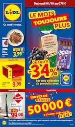 Prospectus Lidl, "LE MOIS TOUJOURS PLUS" à Saint-Dézery et alentours, 57 pages, 01/10/2026 - 07/10/2026 Catalogue Lidl "LE MOIS TOUJOURS PLUS" à Saint-Dézery et alentours, 57 pages, 01/10/2026 - 07/10/2026