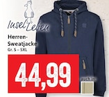 Herren-Sweatjacke im Angebot bei Kaufhaus Stolz in Stralsund Herren-Sweatjacke Angebote von Insel Leben bei Kaufhaus Stolz Stralsund für 44,99 €