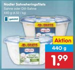 Aktuelles Sahneheringsfilets Angebot bei Netto Marken-Discount in Essen ab 1,99 €