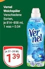 Weichspüler Angebote von Vernel bei GLOBUS Pirmasens für 1,39 €