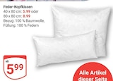 Feder-Kopfkissen Angebote bei GLOBUS Braunschweig für 5,99 €