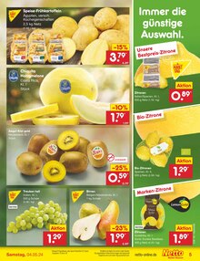 Kartoffeln im Netto Marken-Discount Prospekt "Aktuelle Angebote" mit 50 Seiten (Kiel)