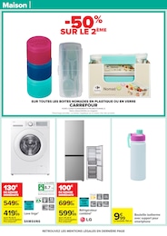 Offre Réfrigérateur dans le catalogue Carrefour du moment à la page 74