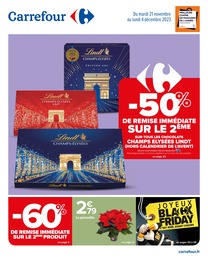 Catalogue Supermarchés Carrefour en cours à Boulogne-Billancourt et alentours, Carrefour, 38 pages, 21/11/2023 - 04/12/2023