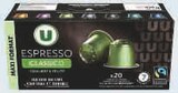 CAFE ESPRESSO - MAX HAVELAAR / U en promo chez Super U CAFE ESPRESSO - MAX HAVELAAR / U dans le catalogue Super U