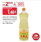 Huile de tournesol - CARREFOUR CLASSIC’ - Supermarchés Match à Mulhouse Huile de tournesol - CARREFOUR CLASSIC’ en promo chez Supermarchés Match Mulhouse à 1,49 €