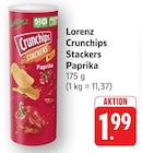 Crunchips Stackers Paprika Angebote von Lorenz bei E center Bruchsal für 1,99 €