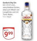 Dry Gin im Angebot bei GLOBUS in Castrop-Rauxel Dry Gin Angebote von Gordon's bei GLOBUS Castrop-Rauxel für 9,99 €