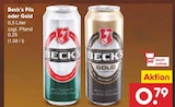 Pils oder Gold Angebote von Beck's bei Netto Marken-Discount Wunstorf für 0,79 €