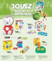 Prix et réduction T'choupi dans le prospectus JouéClub en cours Offre T'choupi dans le catalogue JouéClub du moment à la page 56
