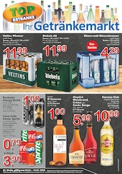 Veltins im TOP Getränke Prospekt in Krefeld Aktueller TOP Getränke Prospekt mit Veltins, "Aktuelle Angebote", Seite 1