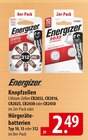 Aktuelles Energizer Knopfzellen oder Hörgeräte batterien Angebot bei famila Nordost in Lübeck ab 2,49 €