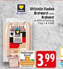 Offizielle Stadion Bratwurst Angebote von EDEKA Herzstücke bei EDEKA Krefeld für 3,99 €