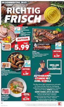 Bratwurst im Kaufland Prospekt "Hier bin ich richtig" mit 75 Seiten (Leipzig)