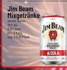 Mixgetränke Angebote von Jim Beam bei Trinkgut Nordhorn für 6,03 €