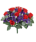 Bouquet de violettes et boutons de roses en promo chez Maxi Bazar Bouquet de violettes et boutons de roses dans le catalogue Maxi Bazar