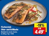 Ofen- und Grilllachs Angebote von Fischerstolz bei Lidl Bruchsal für 4,49 €