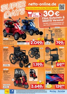 Fernseher im aktuellen Netto Marken-Discount Prospekt (Rostock) Fernseher im Netto Marken-Discount Prospekt "Aktuelle Angebote" mit 70 Seiten (Rostock)
