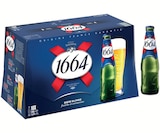 Bière Blonde 5,5% - 1664 - Supermarchés Match à Villeneuve-d'Ascq Bière Blonde 5,5% - 1664 en promo chez Supermarchés Match Villeneuve-d'Ascq à 6,10 €