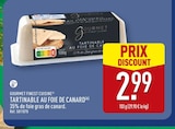Tartinable au foie de canard - Gourmet Finest Cuisine en promo à 2,99 € chez Aldi Tartinable au foie de canard - Gourmet Finest Cuisine dans le catalogue Aldi