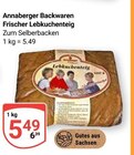 Frischer Lebkuchenteig im Angebot bei GLOBUS in Zwickau Frischer Lebkuchenteig Angebote von Annaberger Backwaren bei GLOBUS Zwickau für 5,49 €