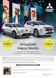 Mitsubishi Prospekt für Altötting: "Mitsubishi Happy Weeks", 1 Seite, 16.03.2026 - 12.04.2026